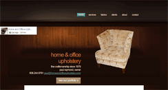 Desktop Screenshot of homeandofficeupholstery.com
